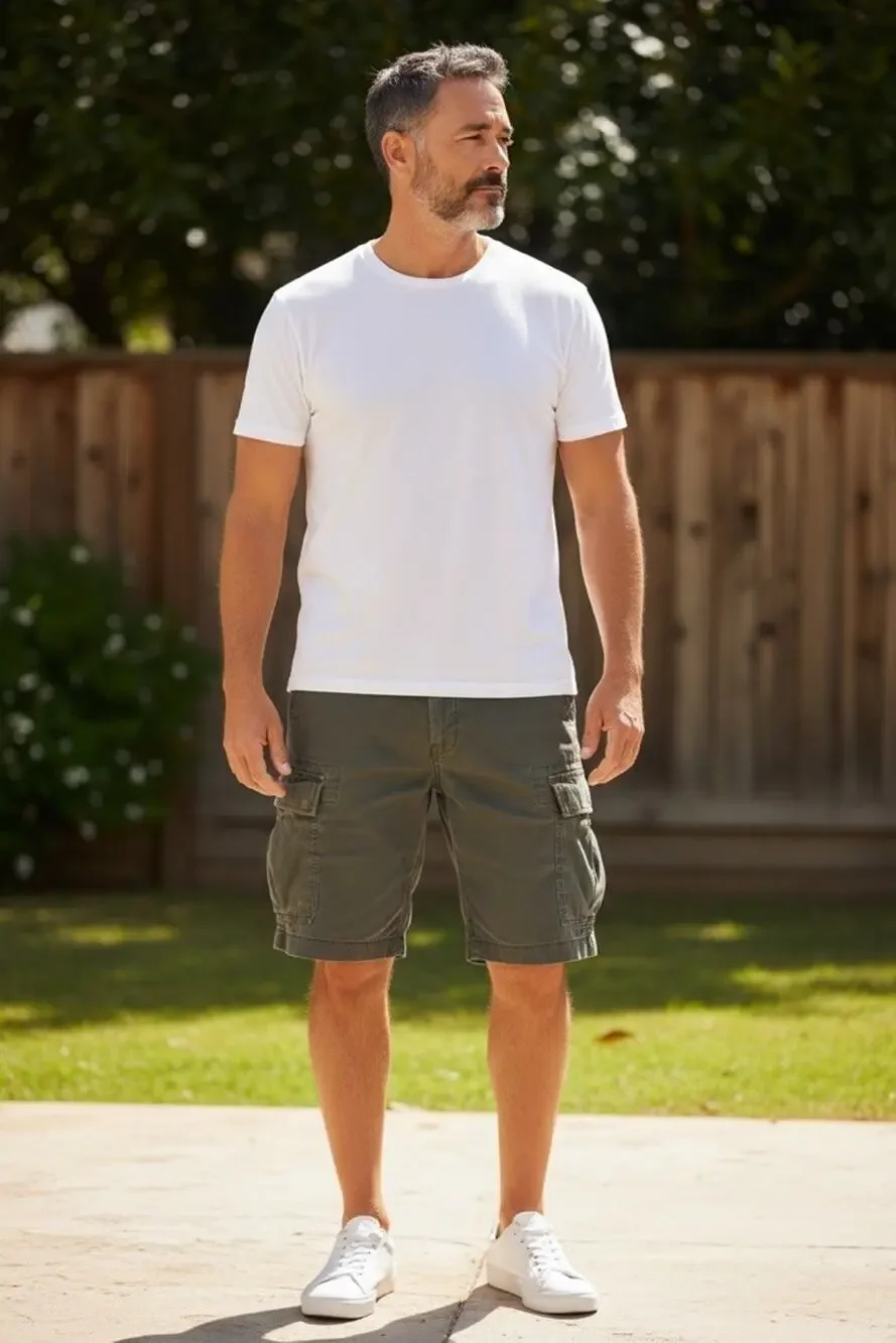 Levi’s Carrier Cargo Shorts Men’s Size 36 Gray Ripstop Cargo Shorts Preowned